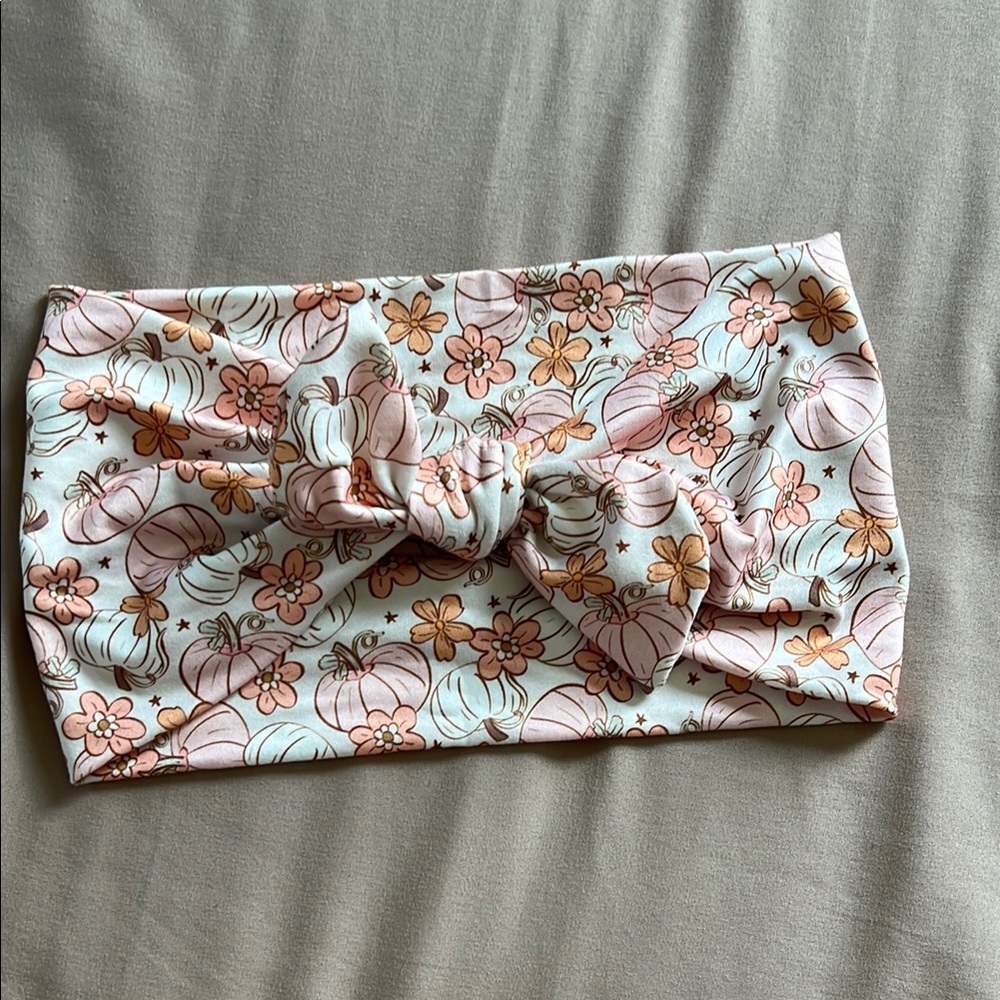 Floral Pumpkin Women’s Headband